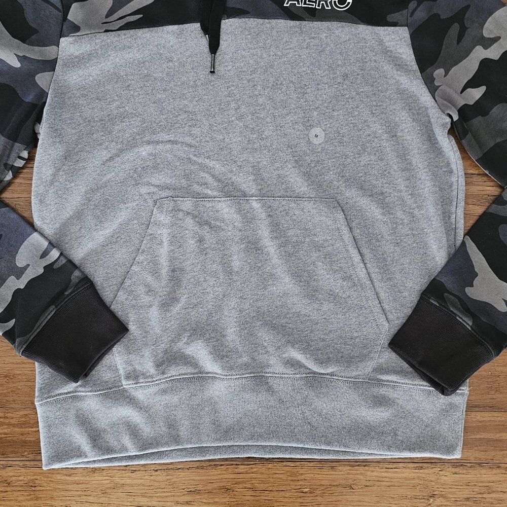 AEROPOSTALE camouflage HOODED SWEATSHIRT gray - Picture 3 of 7